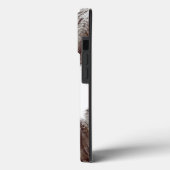 Coques Case-Mate iPhone Aquarelle Brown personnalisée (Verso / Gauche)