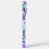Coques Case-Mate iPhone Aquarelle Bush Fleur sauvage bleu romantique (Verso / Droite)