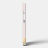 Coques Case-Mate iPhone Aquarelle Cactus, Fleur Succulente Gris Rose (Verso / Gauche)