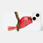 Coques Case-Mate iPhone Aquarelle cardinale (Verso (horizontal))