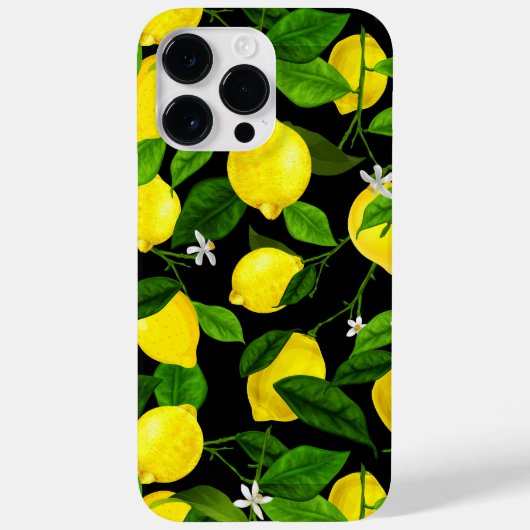 Coques Case-Mate iPhone Aquarelle Citron 2 (Verso)