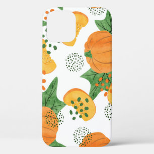Case-Mate iPhone Case Aquarelle Citrouille Végétal : Orange sans fil