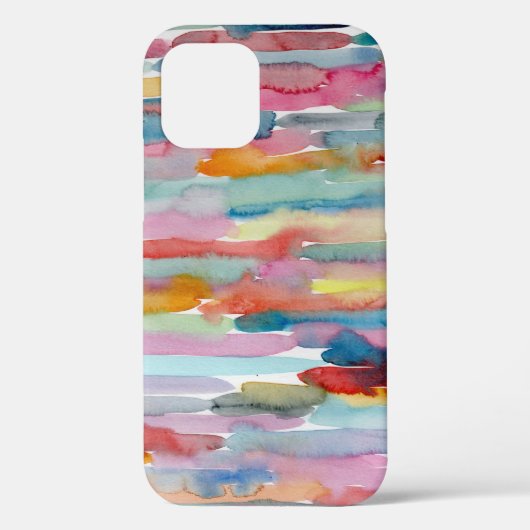 Coques Case-Mate iPhone Aquarelle colorée Abstrait Art (Verso)