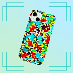 Coque Pour iPhone 14 Plus Aquarelle colorée brillante Motif floral