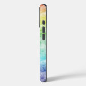 Coques Case-Mate iPhone Aquarelle Cool Orange Jaune Vert Aqua Violet (Verso / Gauche)