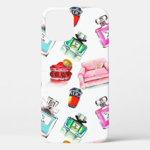 Case-Mate iPhone Case Aquarelle couleur couture glamor motif sur le whi