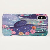 Coques Case-Mate iPhone Aquarelle couleur Motif de cactus (Dos (Horizontal))