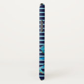 Coques Case-Mate iPhone Aquarelle Crabe Bande Nautique Été (Dos/Droite)