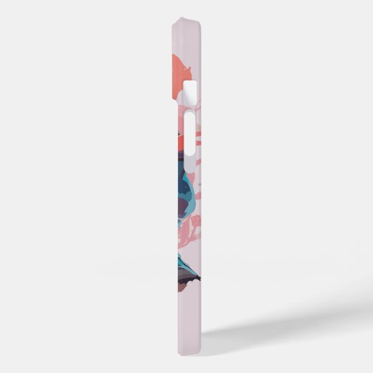 Coques Case-Mate iPhone Aquarelle Cute Hoded Ninja Chat (Verso / Gauche)