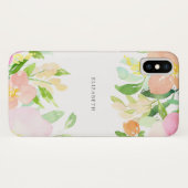 Coques Case-Mate iPhone Aquarelle Dainty Fleurs | Pastel Floral (Dos (Horizontal))