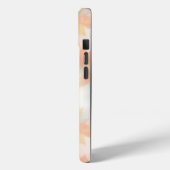 Coques Case-Mate iPhone Aquarelle d'automne pastel feuille arrière - plan (Verso / Gauche)