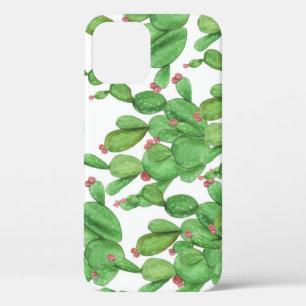 Case-Mate iPhone Case Aquarelle de Cactus : Arrière - plan Motif transpa