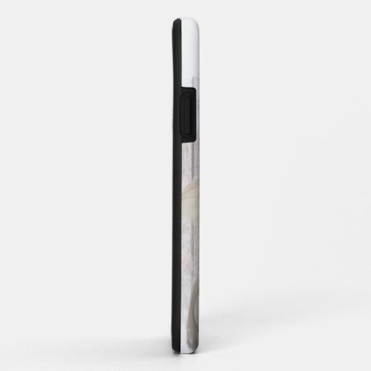 Coques Case-Mate iPhone Aquarelle de cheval blanc (Dos/Droite)