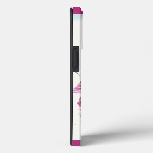 Coques Case-Mate iPhone Aquarelle de colibri (Verso / Droite)