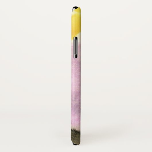 Coques Case-Mate iPhone Aquarelle de Crocus peint rose (Dos/Droite)