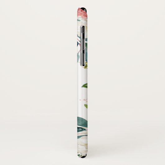 Coques Case-Mate iPhone Aquarelle de fille Nom botanique (Dos/Gauche)