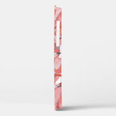 Coques Case-Mate iPhone Aquarelle de Flamant rose : Motif transparent (Verso / Gauche)