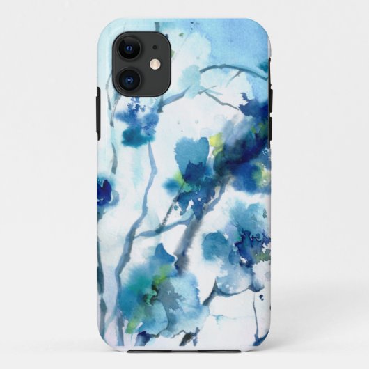 Coques Case-Mate iPhone Aquarelle de fleur (Dos)
