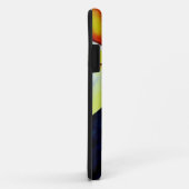 Coques Case-Mate iPhone Aquarelle de fleur frangipani tropicale art abstra (Dos/Droite)