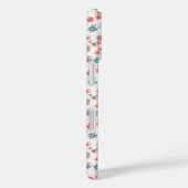 Coques Case-Mate iPhone Aquarelle de fleur sauvage bleue violette (Verso / Droite)