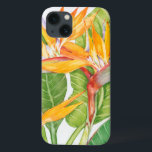 iPhone 13 Case Aquarelle de fleurs exotiques<br><div class="desc">Fleurs exotiques Aquarelle Artiste : Tim OToole</div>
