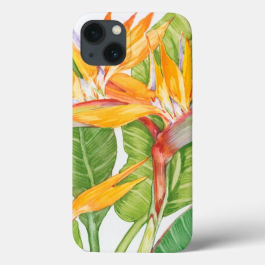 Coques Case-Mate iPhone Aquarelle de fleurs exotiques (Verso)
