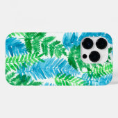 Coques Case-Mate iPhone Aquarelle de fougère (Verso (horizontal))