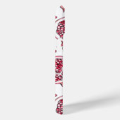 Coques Case-Mate iPhone Aquarelle de grenade et motif d'encre (Verso / Droite)