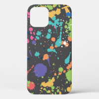 Aquarelle de Grunge : Motif de points colorés.