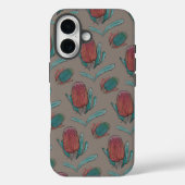 Coques Case-Mate iPhone Aquarelle de la Banksia rouge - Fleur autochtone a (Verso)