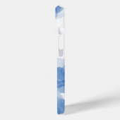 Coques Case-Mate iPhone Aquarelle de luxe Blue Magic Rose Art Abstrait (Verso / Gauche)