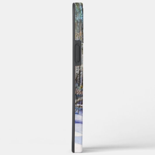 Coques Case-Mate iPhone Aquarelle de neige (Verso / Droite)