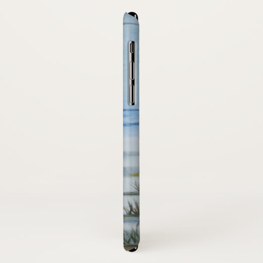 Coques Case-Mate iPhone Aquarelle de plage (Dos/Gauche)