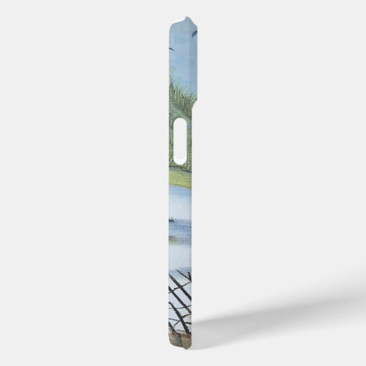 Coques Case-Mate iPhone Aquarelle de plage d'été (Verso / Droite)