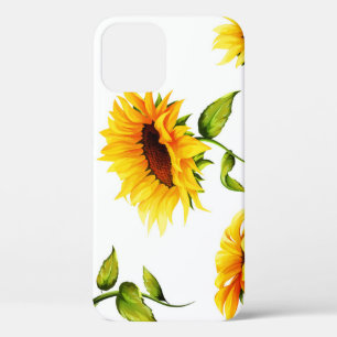 Case-Mate iPhone Case Aquarelle de tournesol à main vintage