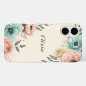 Coques Case-Mate iPhone Aquarelle délicate Fleurs Sketchy (Verso (horizontal))