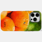 Coques Case-Mate iPhone Aquarelle des Oranges (Verso (horizontal))