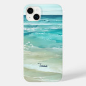 Coques Case-Mate iPhone Aquarelle des vagues de la mer Océan tropical (Verso)