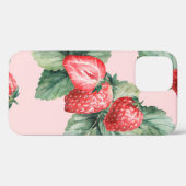 Coques Case-Mate iPhone aquarelle dessin sur un thème d'été belle mûre (Verso (horizontal))