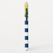 Coques Case-Mate iPhone Aquarelle d'été Monogramme de citron d'été (Dos/Gauche)