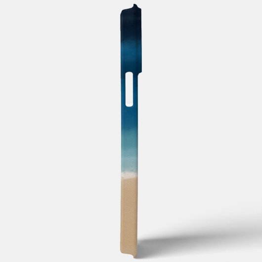 Coques Case-Mate iPhone Aquarelle dorée moderne peinture Abstraite (Verso / Droite)