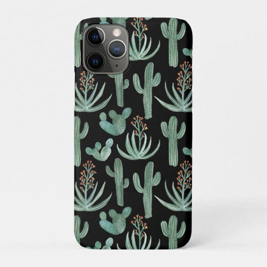 Coques Case-Mate iPhone Aquarelle du désert du Saguaro Cactus (Dos)