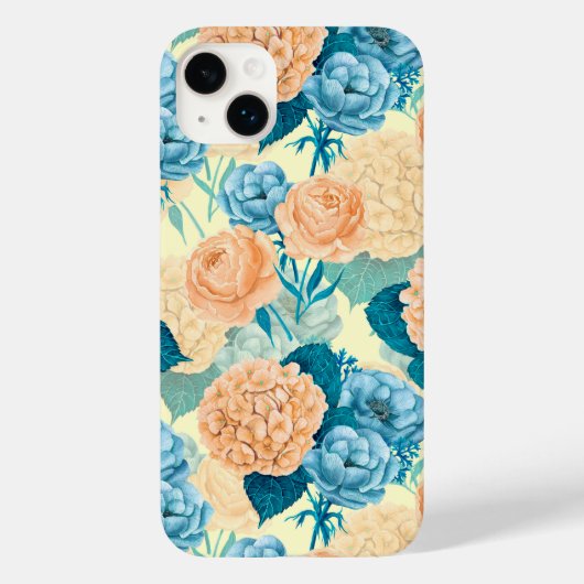 Coques Case-Mate iPhone Aquarelle du jardin de printemps (Verso)