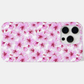 Coques Case-Mate iPhone Aquarelle en fleurs de cerisier (Verso (horizontal))