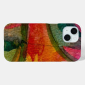 Coques Case-Mate iPhone Aquarelle Et Encre Art Expressionniste Abstrait (Verso (horizontal))