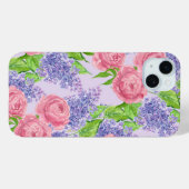 Coques Case-Mate iPhone Aquarelle et lilas (Verso (horizontal))
