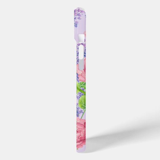 Coques Case-Mate iPhone Aquarelle et lilas (Verso / Gauche)