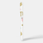 Coques Case-Mate iPhone Aquarelle et Parties scintillant Faux Motif (Verso / Gauche)