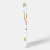 Coques Case-Mate iPhone Aquarelle et Parties scintillant Faux Motif (Verso / Gauche)