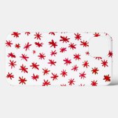Coques Case-Mate iPhone Aquarelle étoilée - rouge (Verso (horizontal))